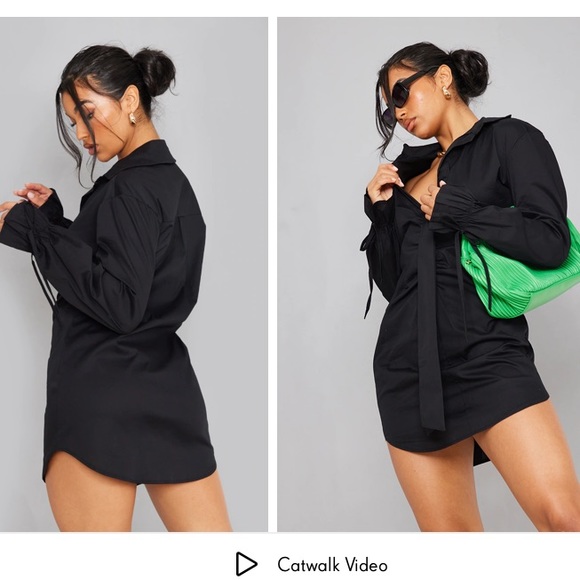 Business Casual Shirt Dress - Picture 3 of 3